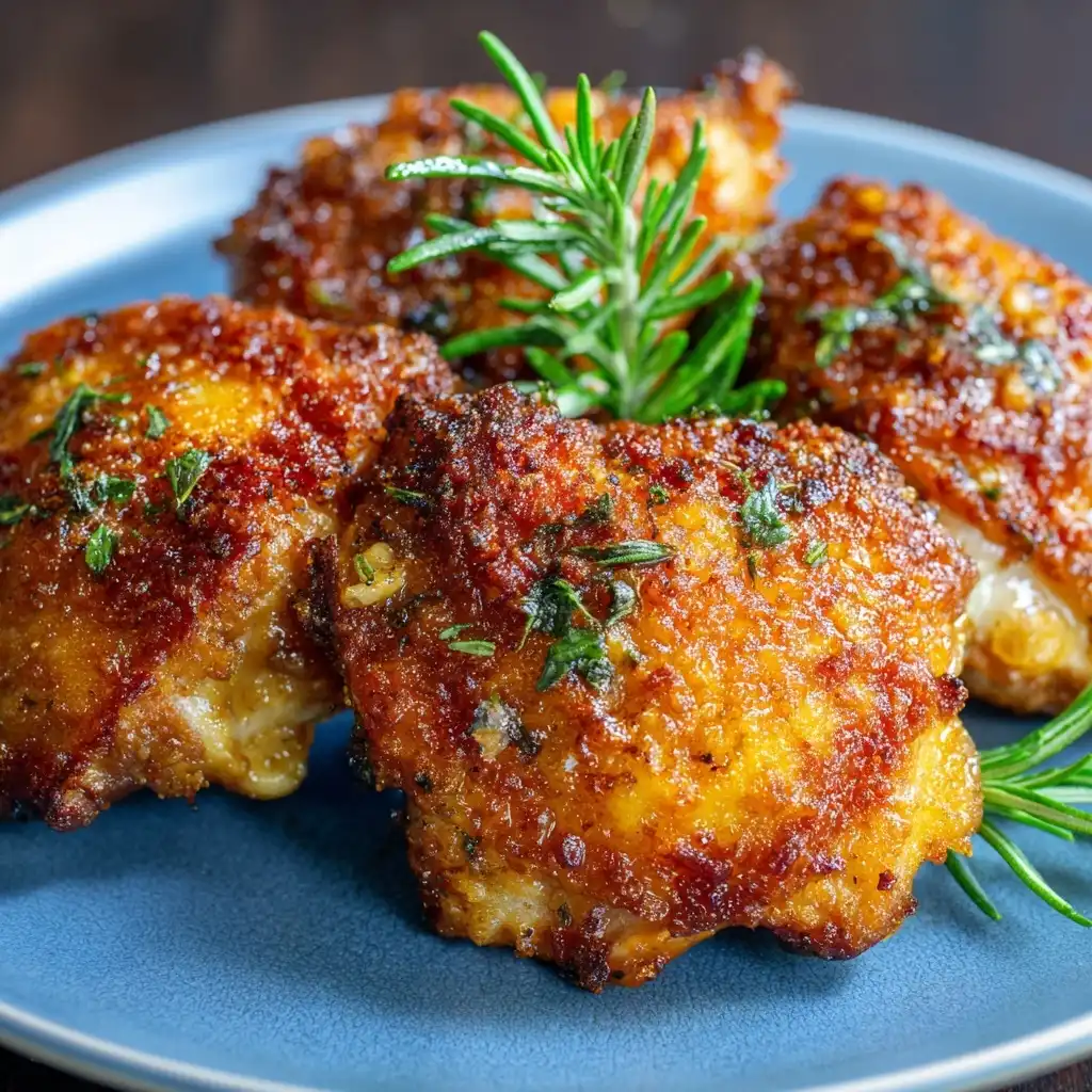 Air Fryer Crispy Chicken Thighs