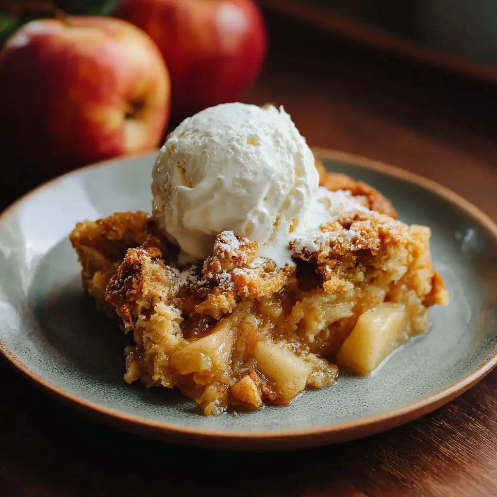 Apple Dump Cake (Throw it in and Bake)