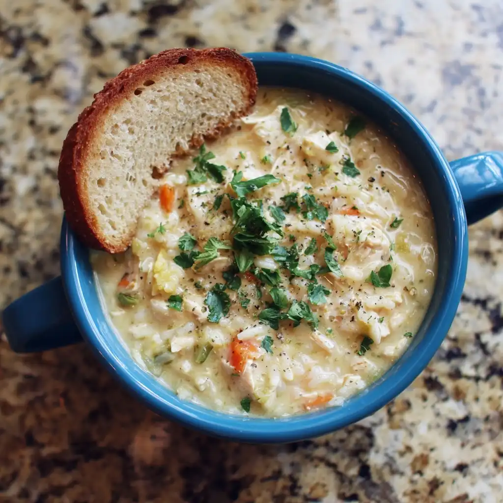 Creamy Chicken & Rice Soup