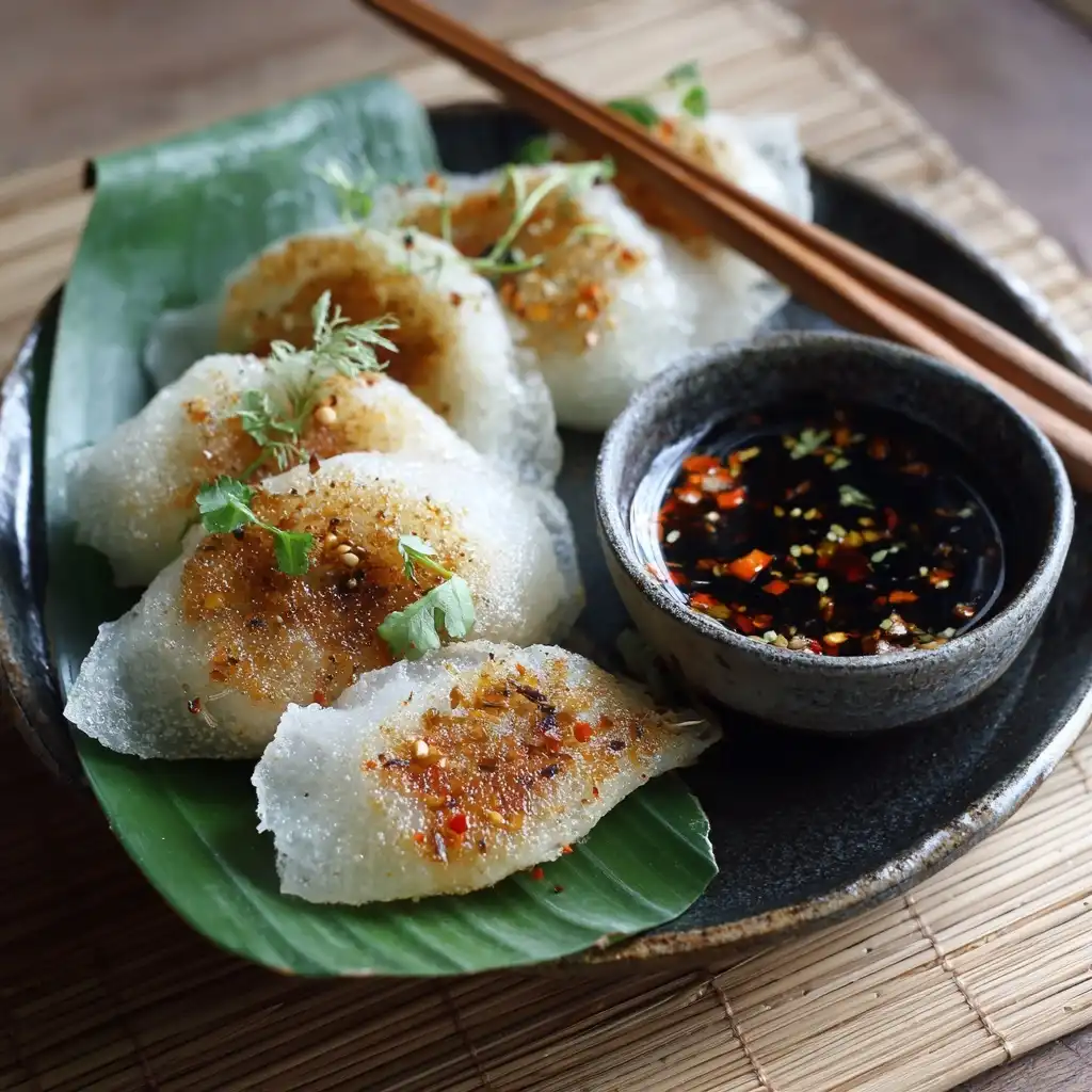 Crispy Rice Paper Dumplings