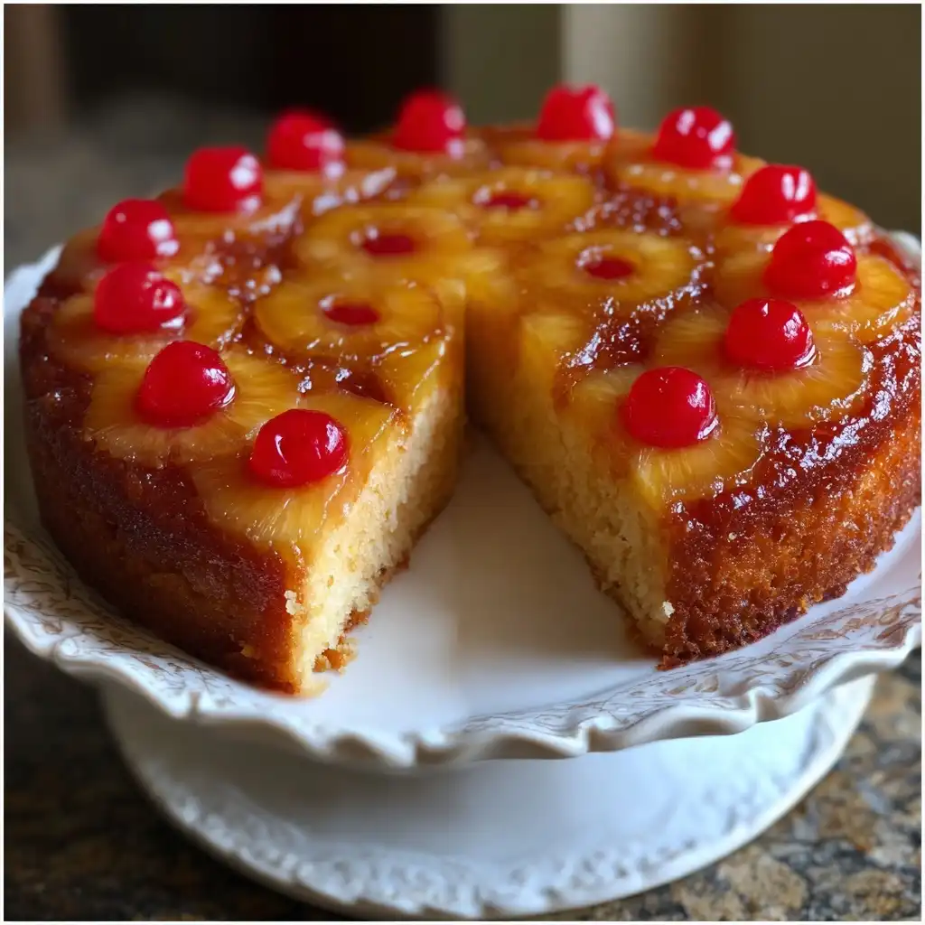 Forgotten 1950s Pineapple Upside-Down Cake