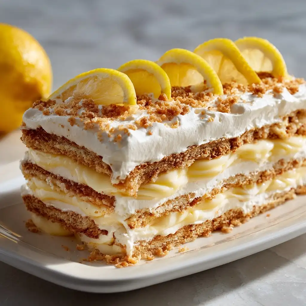 No-Bake Lemon Icebox Cake
