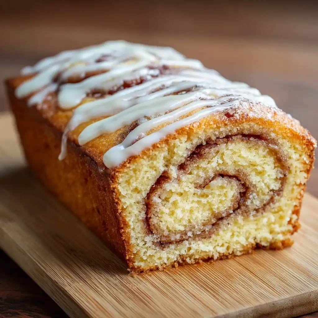 Simple Cinnamon Roll Cake