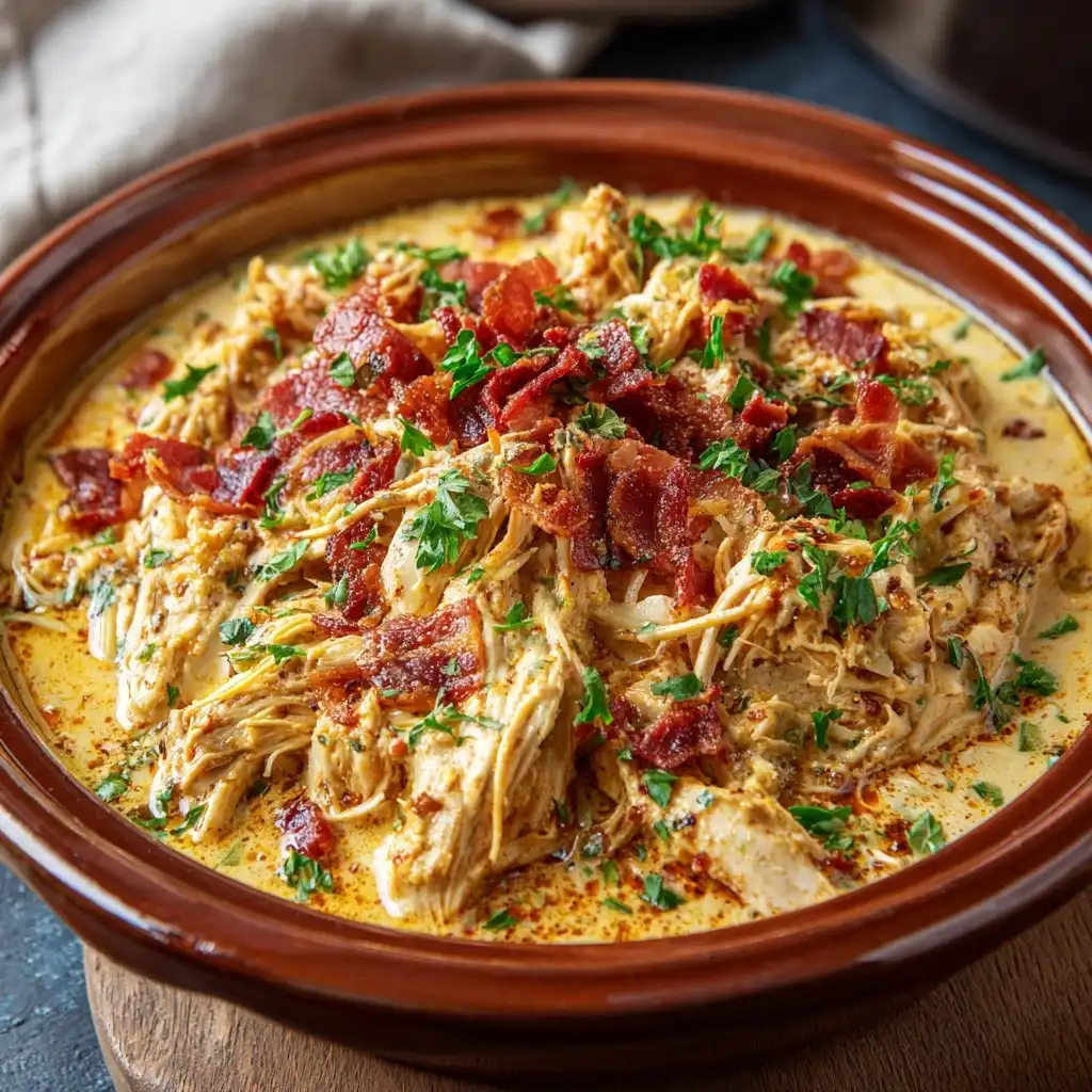 Slow Cooker Crack Chicken