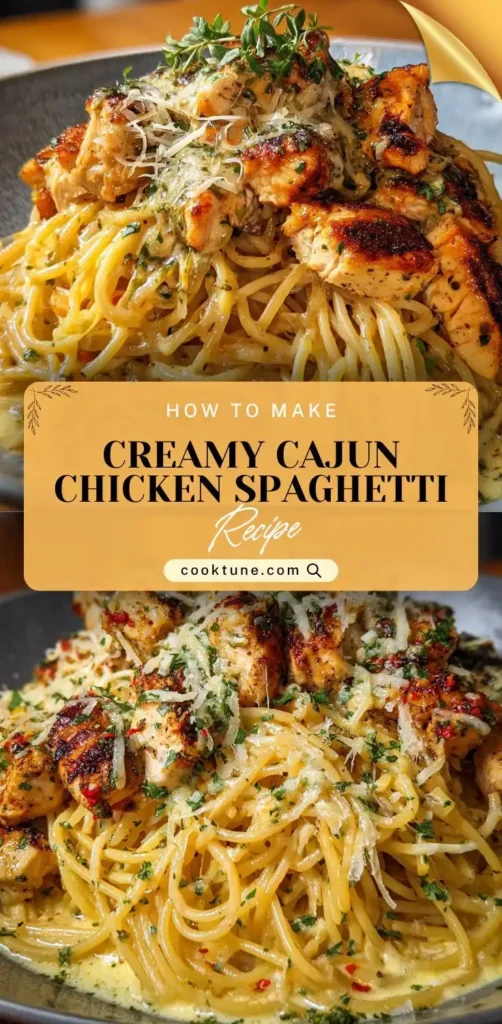 Bold & Creamy Cajun Chicken Spaghetti – Weeknight Comfort with a Kick