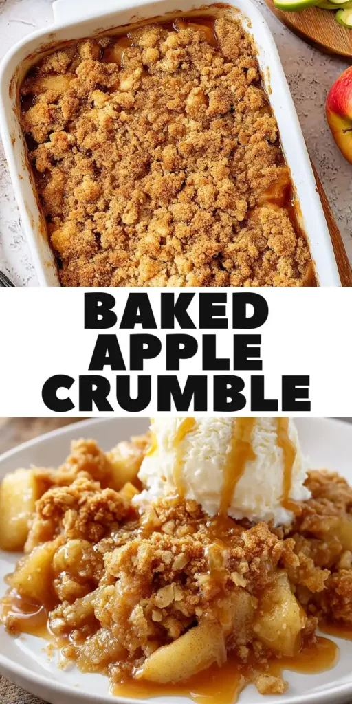 Baked Apple Crumble