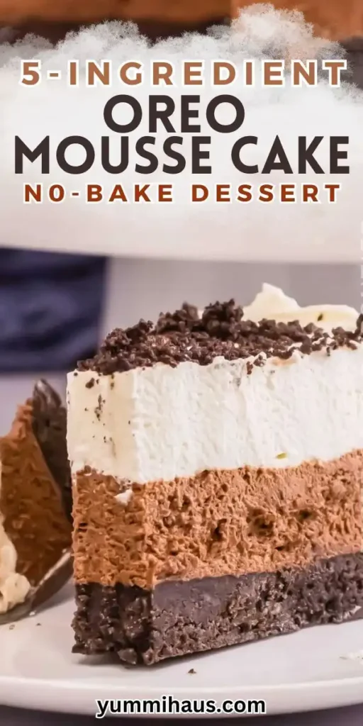 No-Bake Oreo Mousse Cake