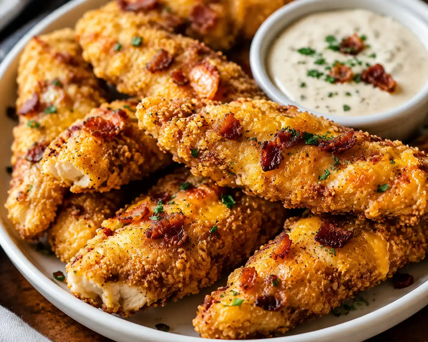 Crack chicken tenders
