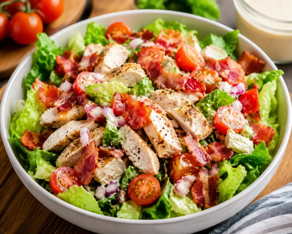 Savory BLT Chicken Salad | Healthy Salad Recipe