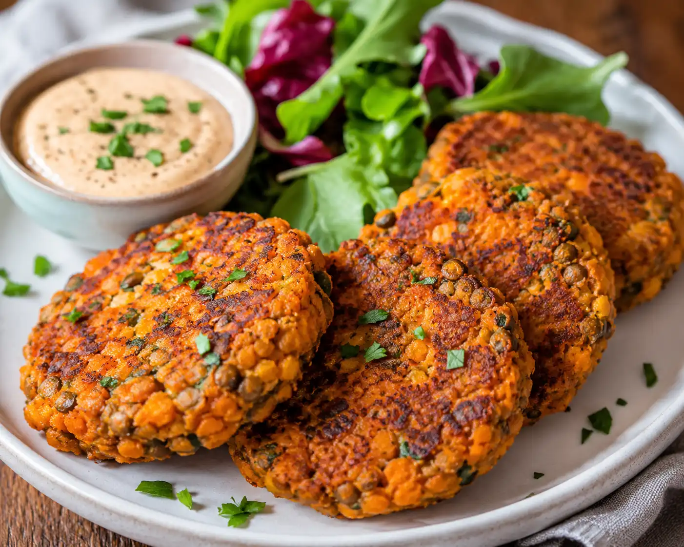 Healthy Sweet Potato Lentil Patties (Gluten-Free)