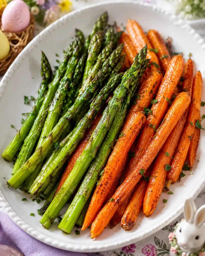 Roasted Asparagus & Carrots – A Fresh Easter Side!