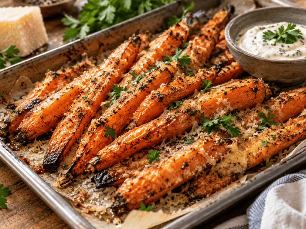 Delicious Maple Dijon Roasted Vegetables
