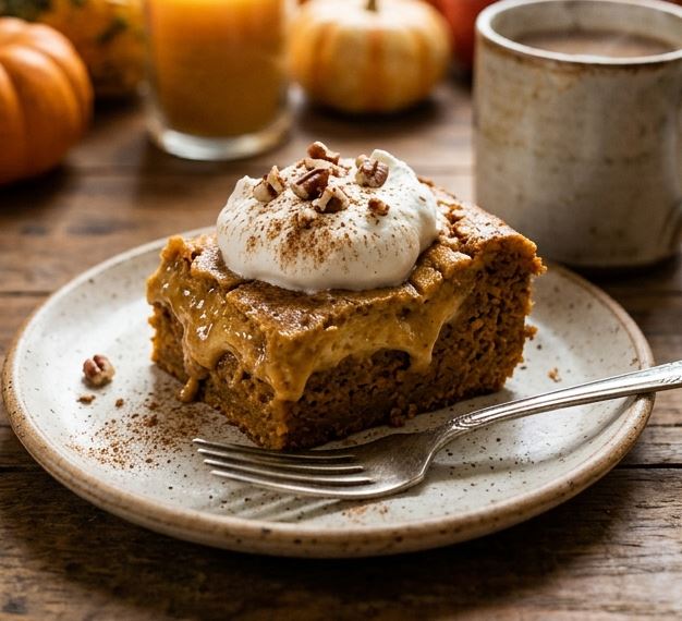 Pumpkin Spice Gooey Cake